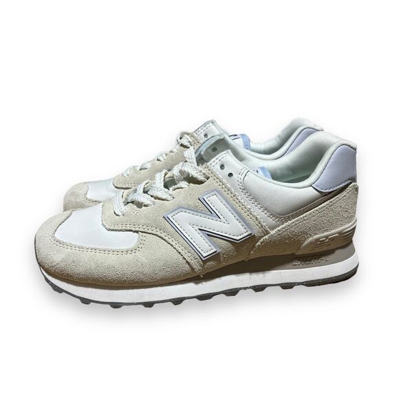 New Balance 574 Sneakers Mens 6.5 Rugged Low Angora Granite - WL574AA2 - Picture 5 of 9